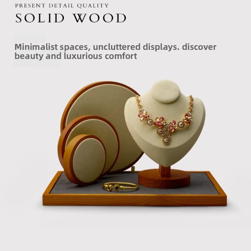 Solid Wood Jewelry Display Tra - Jewelry Store For Watches 리뷰 및 가격