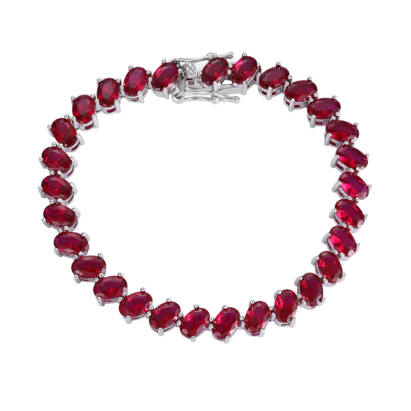 Real 925 Fine Jewelry Pave 4*6 - Tennis Bracelet Cubic 리뷰 및 가격