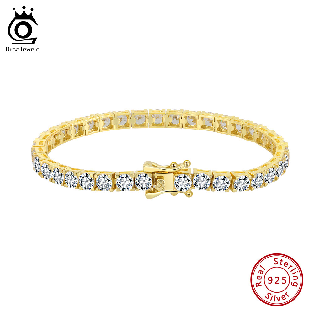 ORSA JEWELS 2mm 3mm 4mm 5A Cub - Tennis Bracelet Cubic 리뷰 및 가격