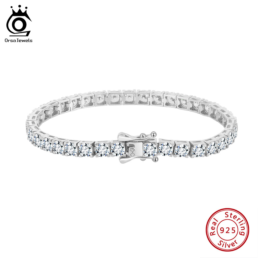 ORSA JEWELS 2mm 3mm 4mm 5A Cub - Tennis Bracelet Cubic 리뷰 및 가격