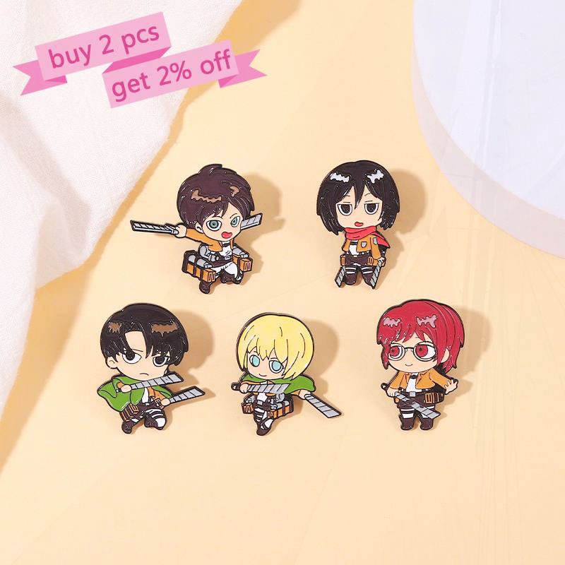 Mikasa Armin Levi Pines Lapel  - Levi Jewelry & Watches Inc 리뷰 및 가격
