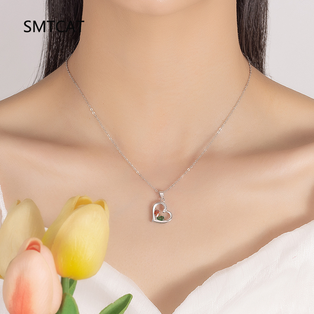 Pear Cut Natural Red Garnet Em - Crystal Choker Necklace 리뷰 및 가격