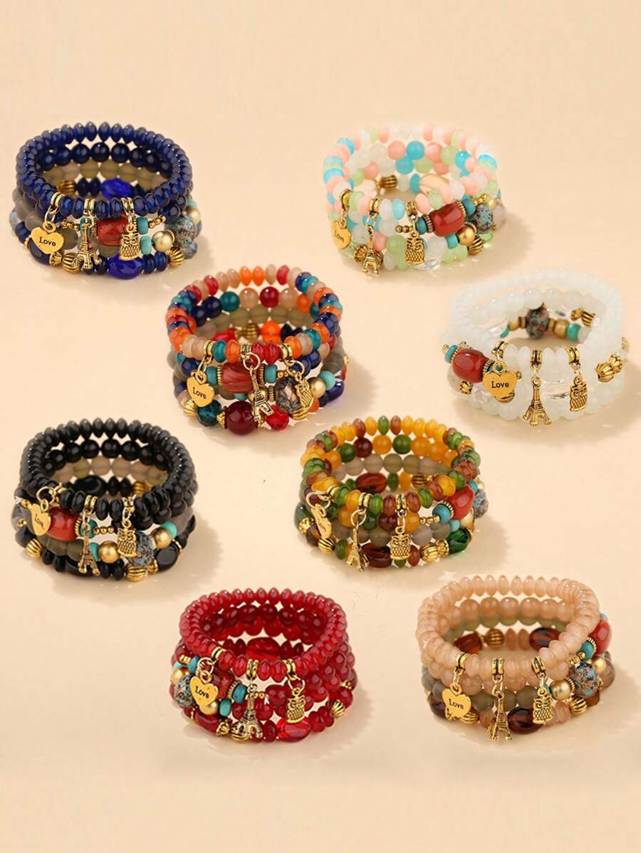 1 Set Of 4pcs Boho Style Decor - Jewelry & Watches Store 리뷰 및 가격