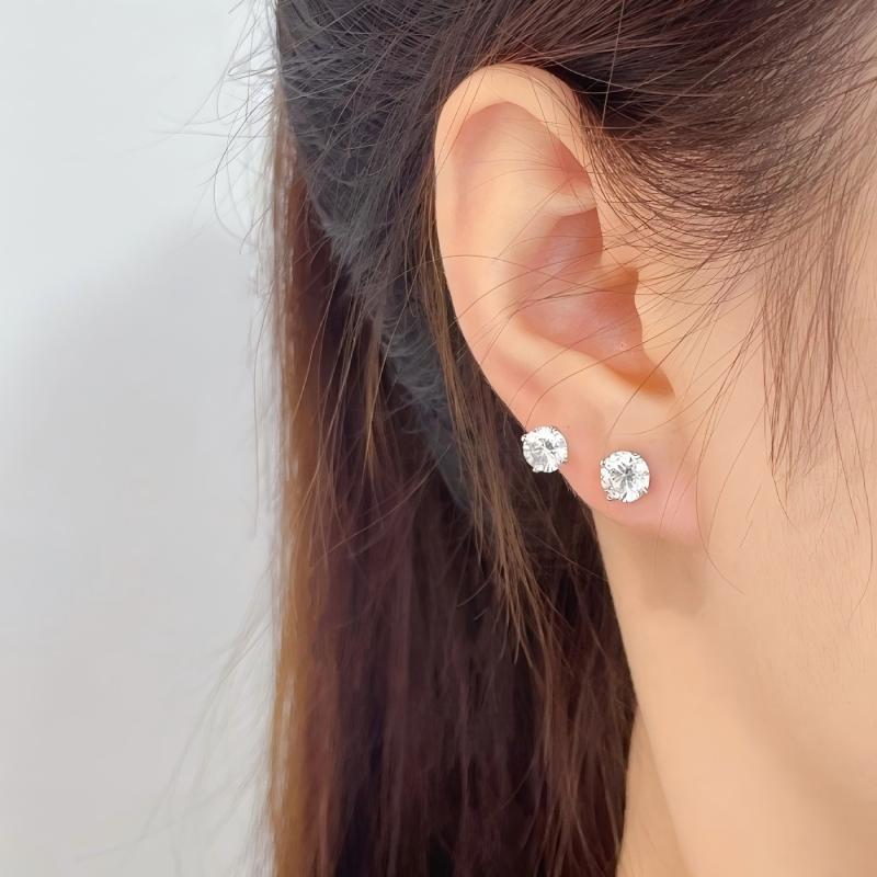 Lab Grown Diamond 14K gold 18K - Diamond Stud Earrings 리뷰 및 가격