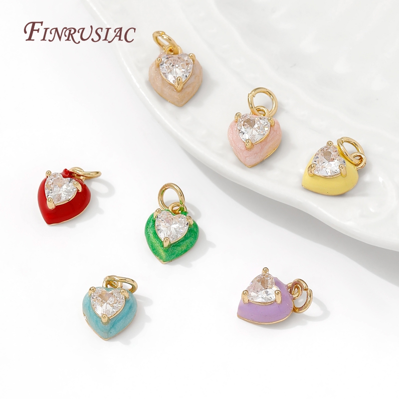 14K Gold Plated Enamel Charms  - Moon Star Earrings 리뷰 및 가격