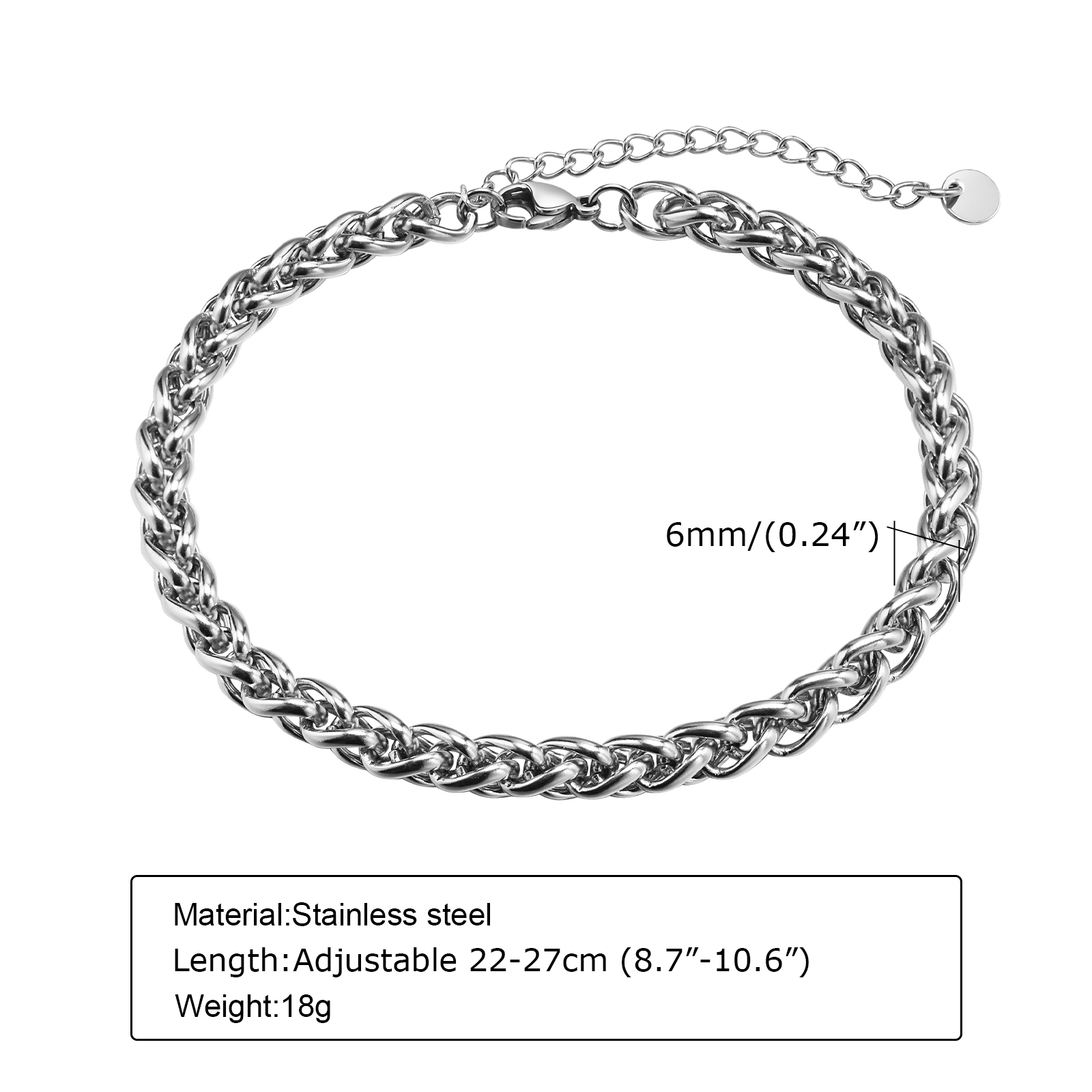 Vnox Cuban Chain Anklets for M - Jc Jewelry & Watches Photos 리뷰 및 가격
