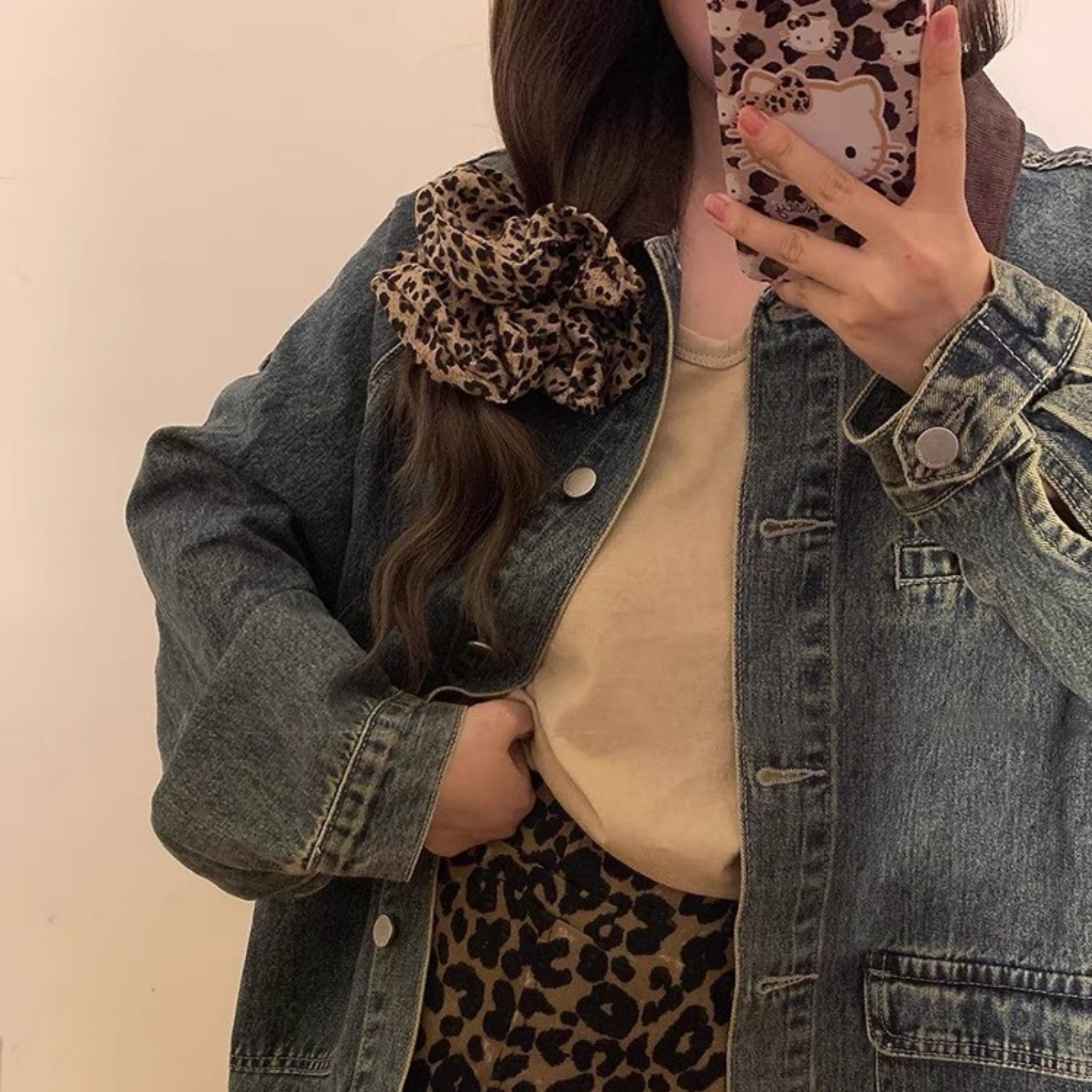 1PC Leopard Print Large Intest - Shop Jewelry & Watches Near Me 리뷰 및 가격