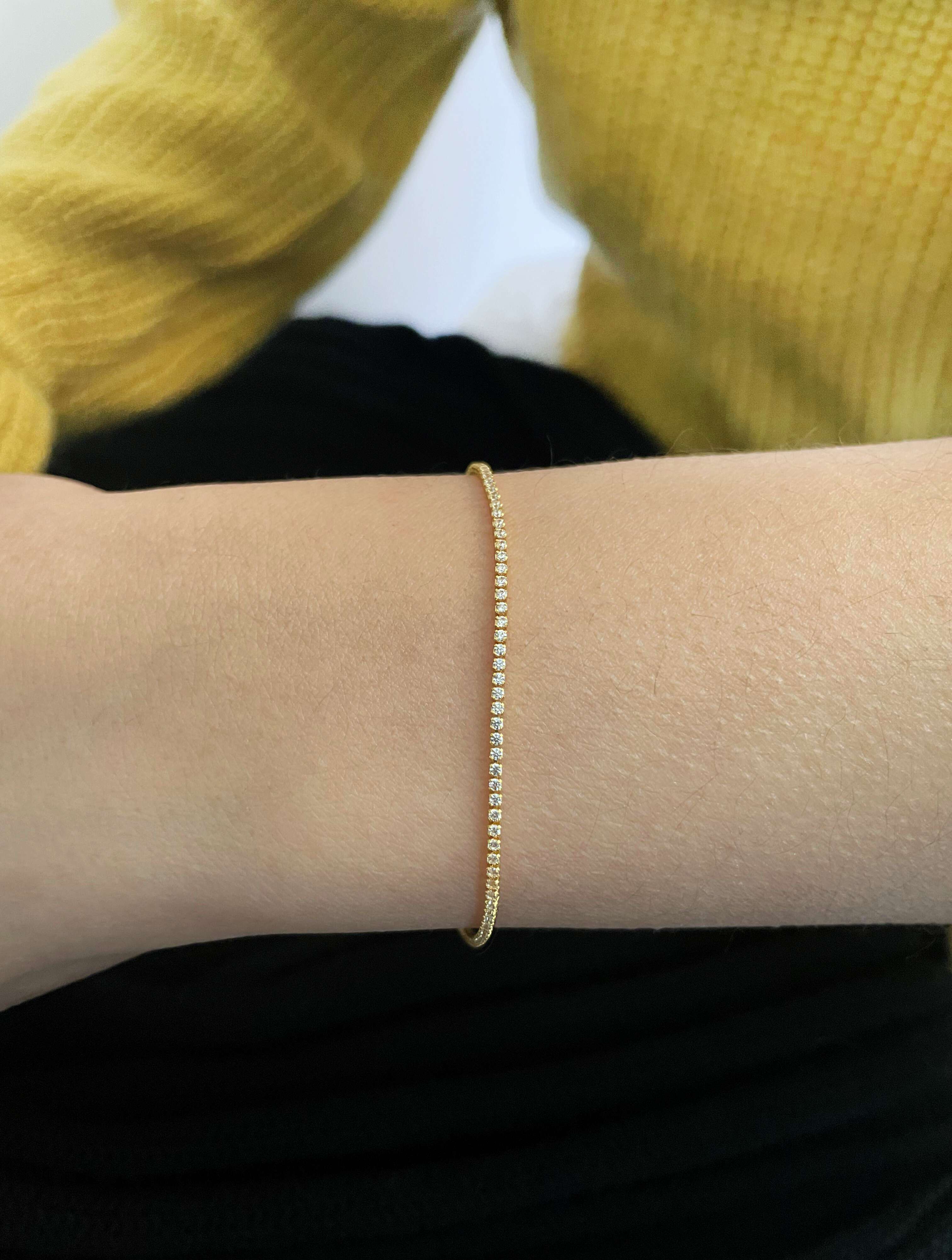 Peri'sBox 1mm Cubic Zirconia C - Tennis Bracelet Cubic 리뷰 및 가격