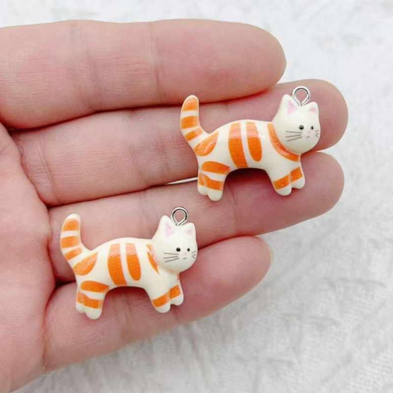 10pcs resin cartoon cat animal - Jewelry & Watches Store 리뷰 및 가격