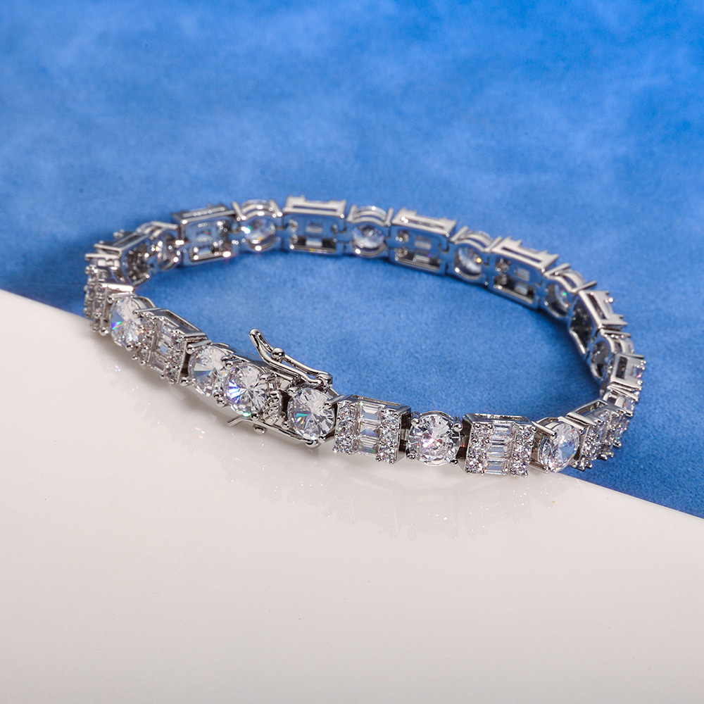 HHIOK Hip Hop Jewelry Tennis B - Tennis Bracelet Cubic 리뷰 및 가격