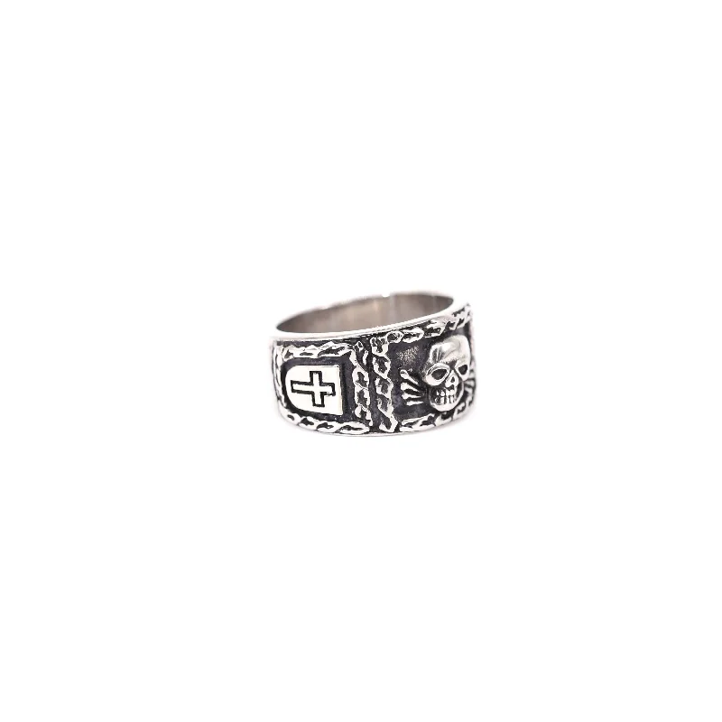 Vintage Stainless Steel Signet - Gothic Skull Ring 리뷰 및 가격