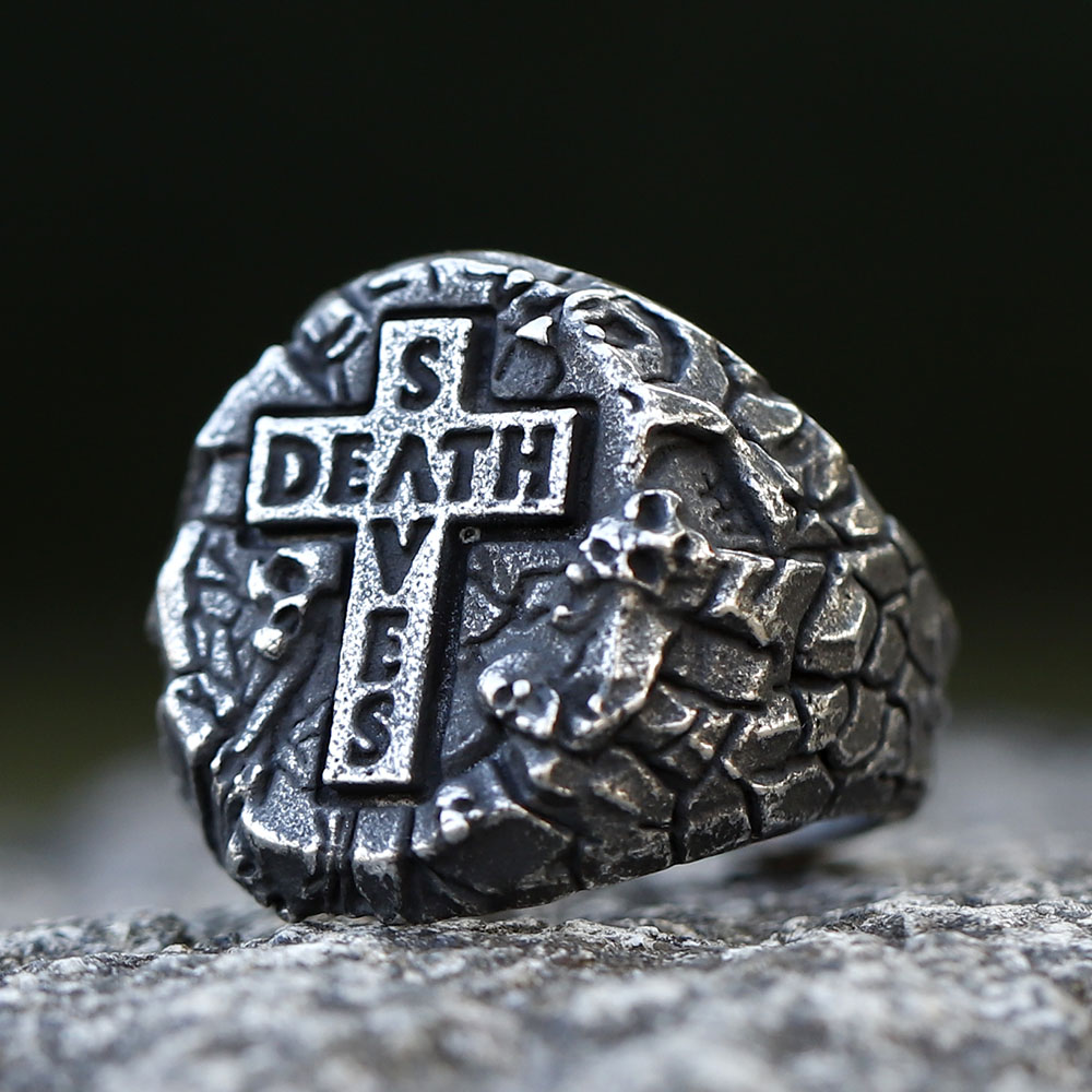2023 Men's 316L stainless stee - Gothic Skull Ring 리뷰 및 가격