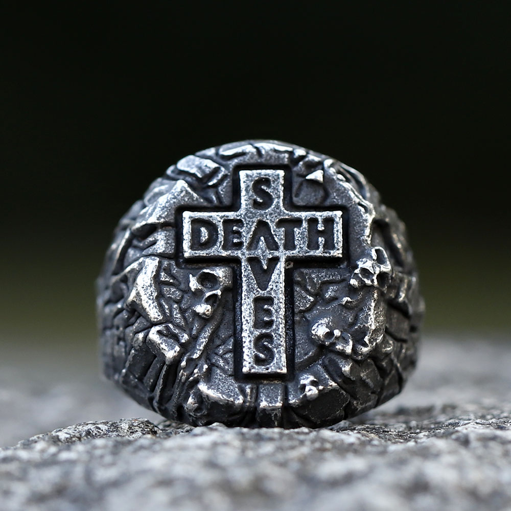 2023 Men's 316L stainless stee - Gothic Skull Ring 리뷰 및 가격