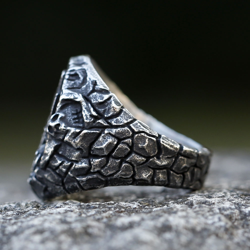 2023 Men's 316L stainless stee - Gothic Skull Ring 리뷰 및 가격