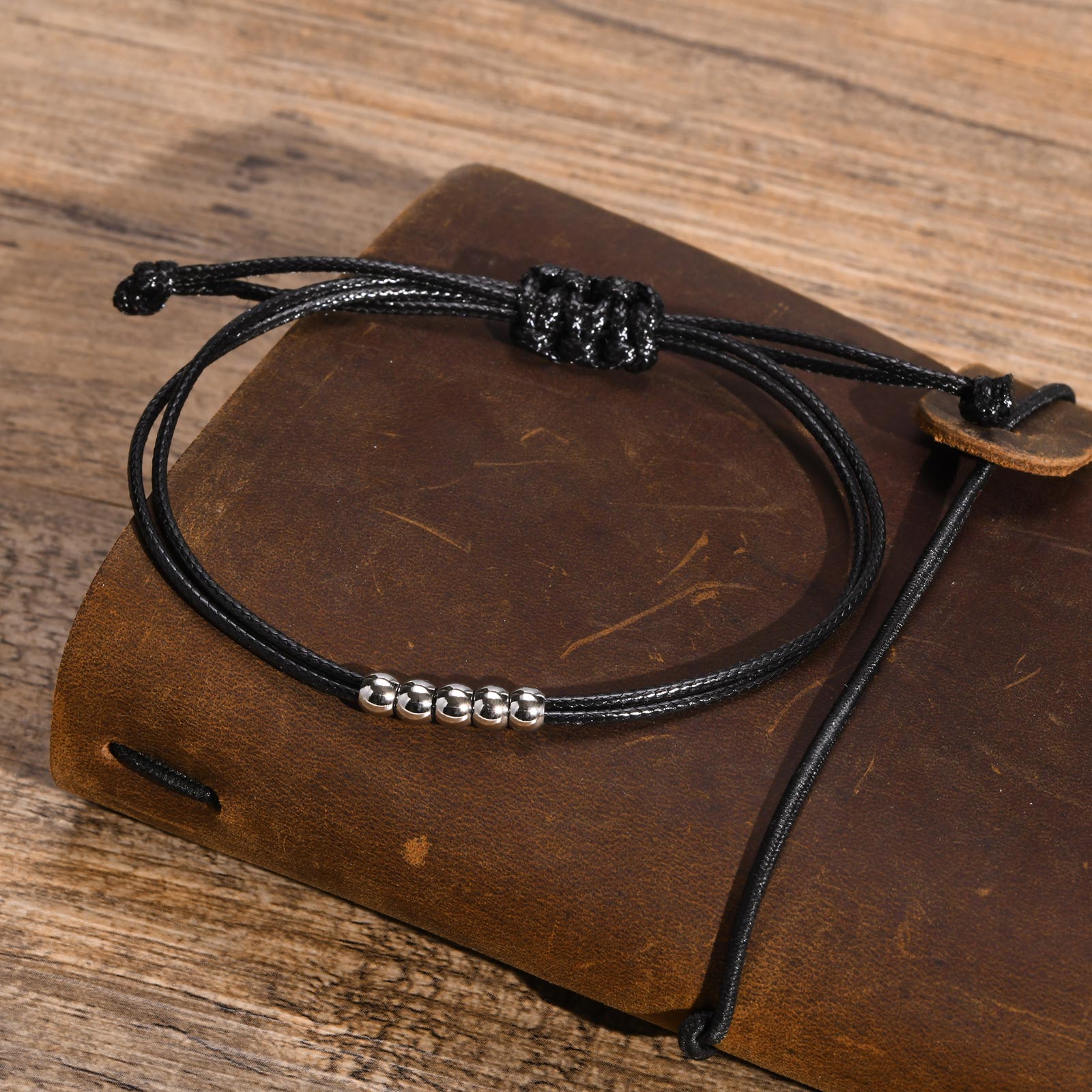Men's Stylish Black Rope Chain - Jc Jewelry & Watches Photos 리뷰 및 가격