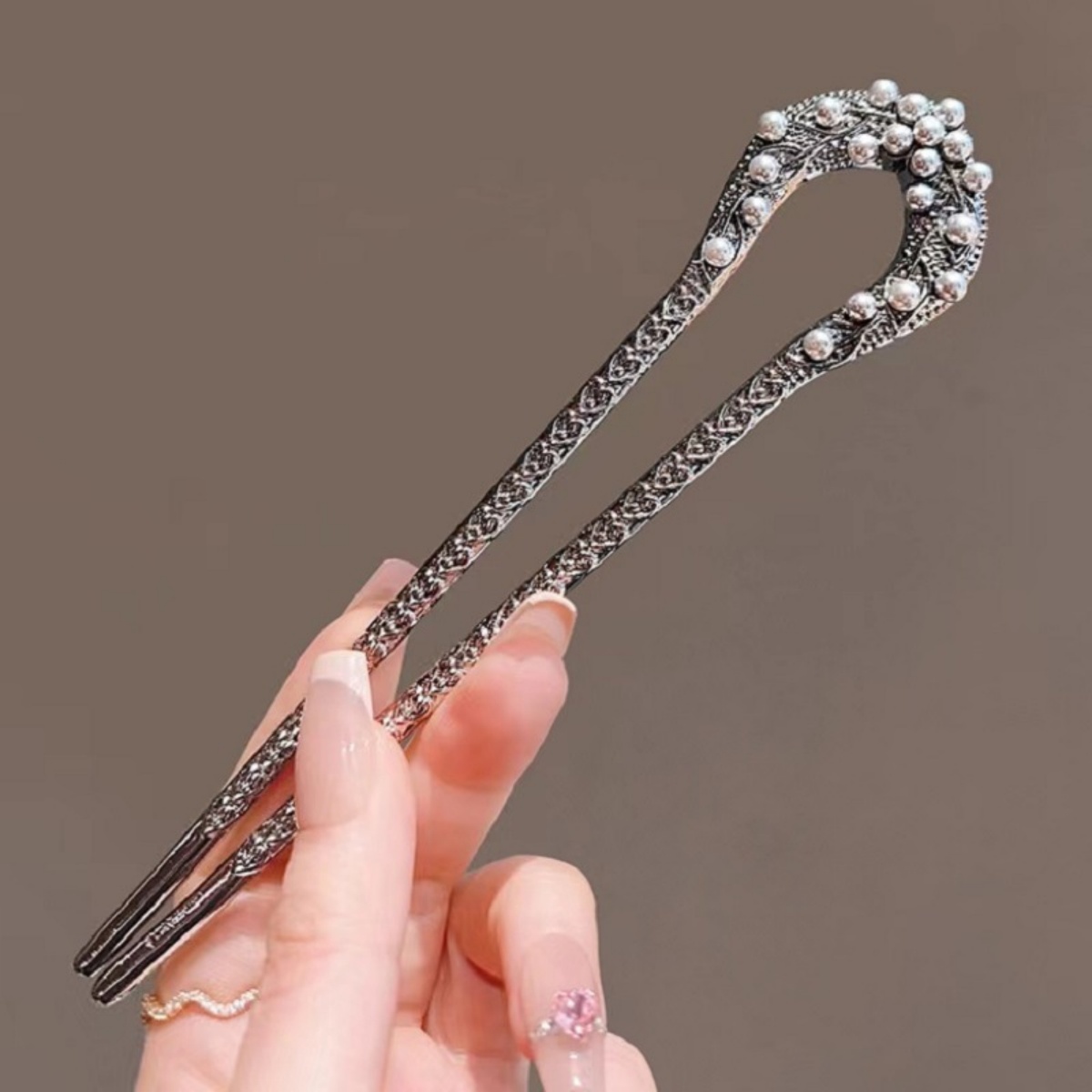 New Pearl U Shaped Hairpin For - Shop Jewelry & Watches Near Me 리뷰 및 가격