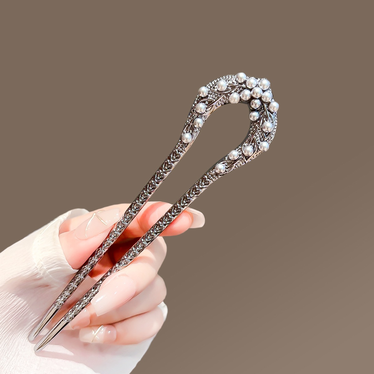 New Pearl U Shaped Hairpin For - Shop Jewelry & Watches Near Me 리뷰 및 가격