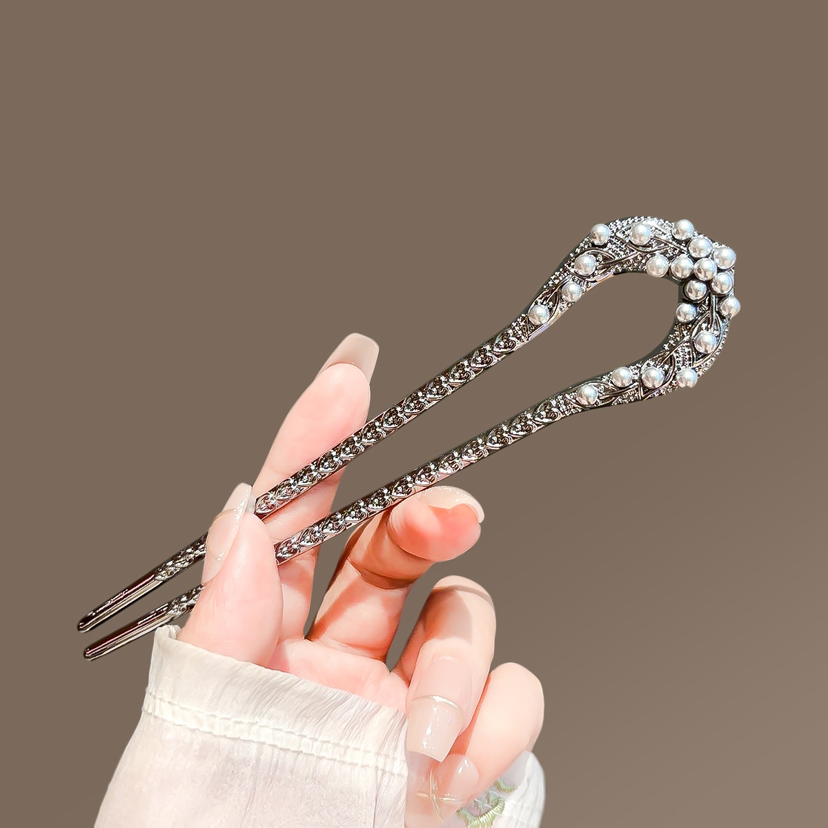 New Pearl U Shaped Hairpin For - Shop Jewelry & Watches Near Me 리뷰 및 가격