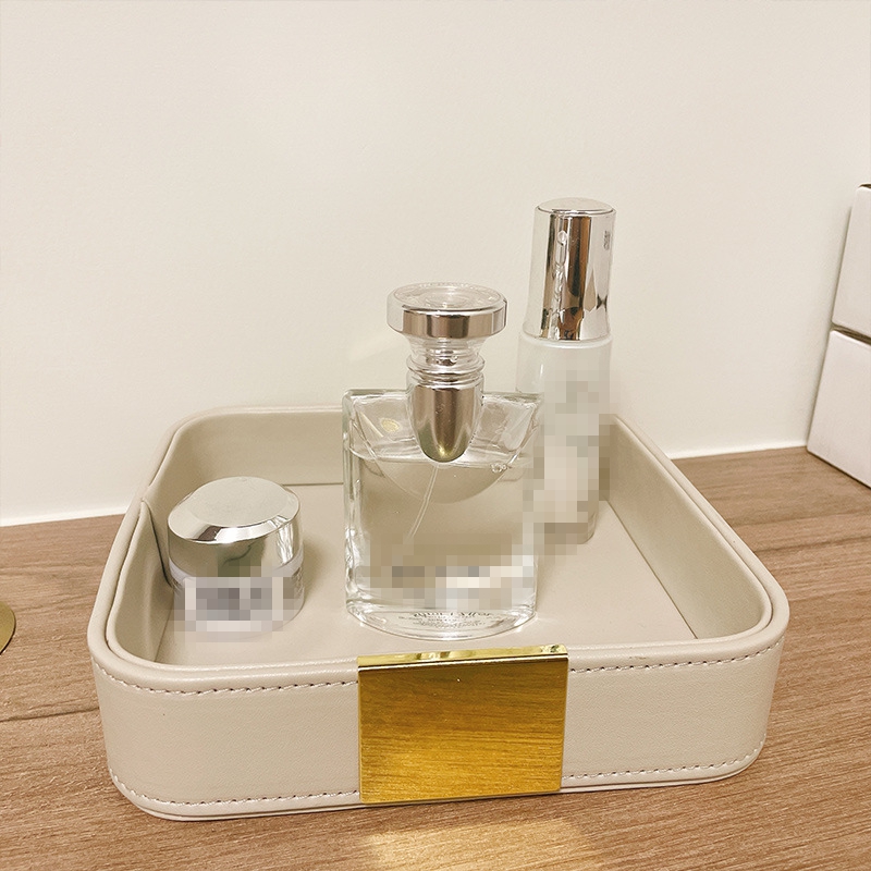 Leather Desk Tray Desktop Stor - Jewelry Store For Watches 리뷰 및 가격