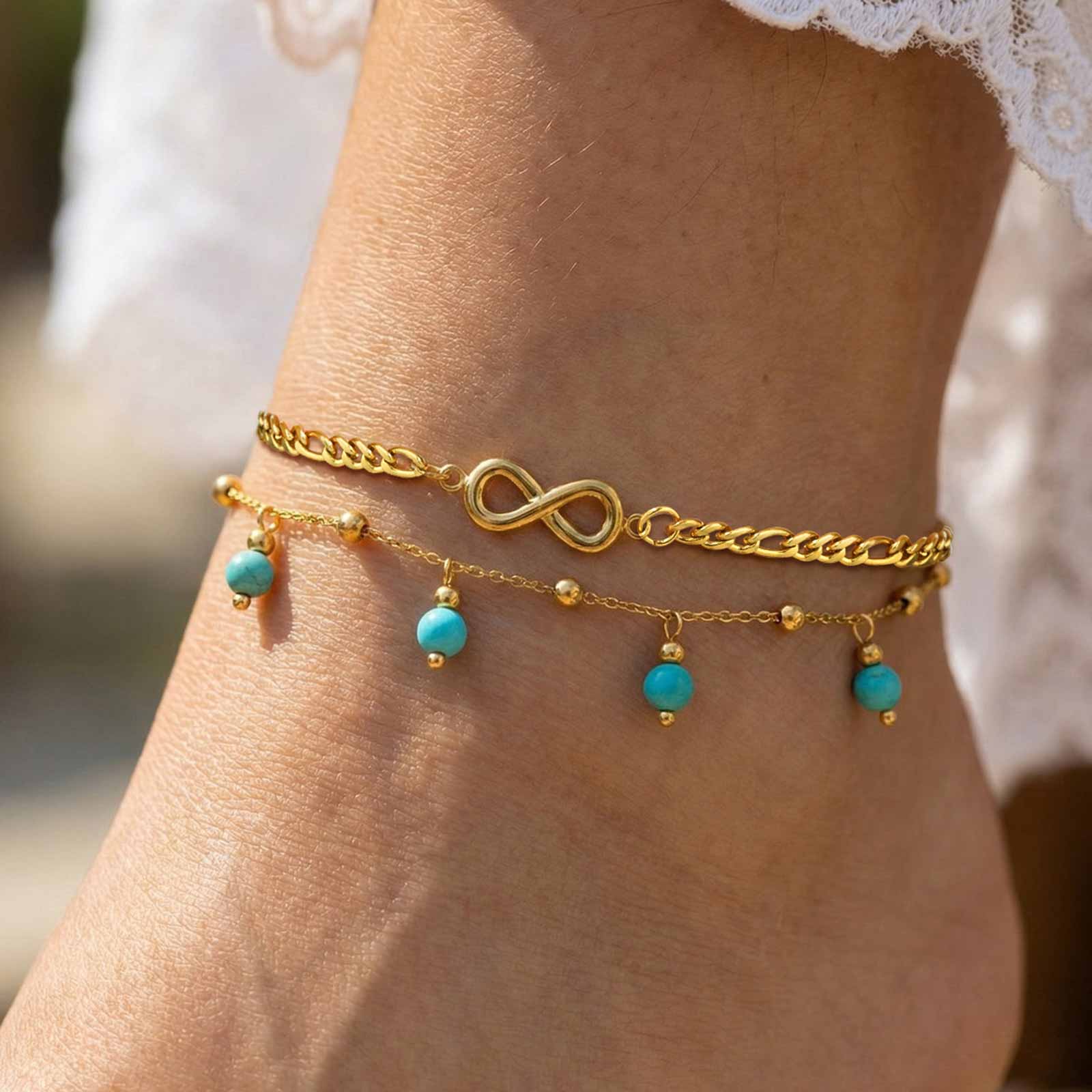 Vnox New Boho Double Layered I - Jc Jewelry & Watches Photos 리뷰 및 가격