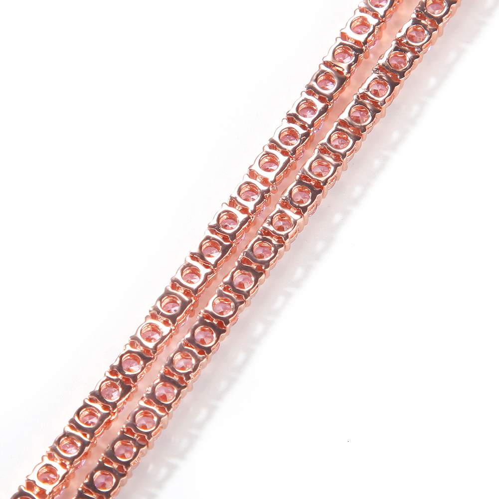 Uwin Rosegold Pink 4mm Tennis  - Tennis Bracelet Cubic 리뷰 및 가격