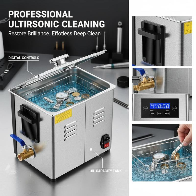 10L Ultrasonic Cavitation Devi - Jewelry Store For Watches 리뷰 및 가격