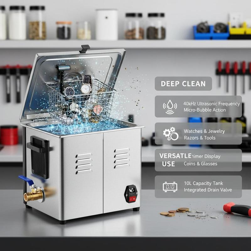 10L Ultrasonic Cavitation Devi - Jewelry Store For Watches 리뷰 및 가격