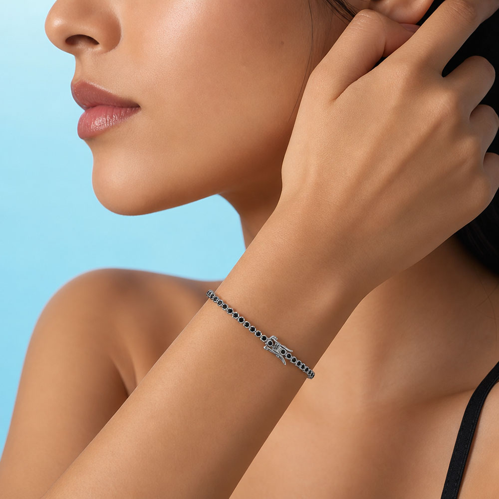 2mm Black Cubic Zirconia Tenni - Tennis Bracelet Cubic 리뷰 및 가격