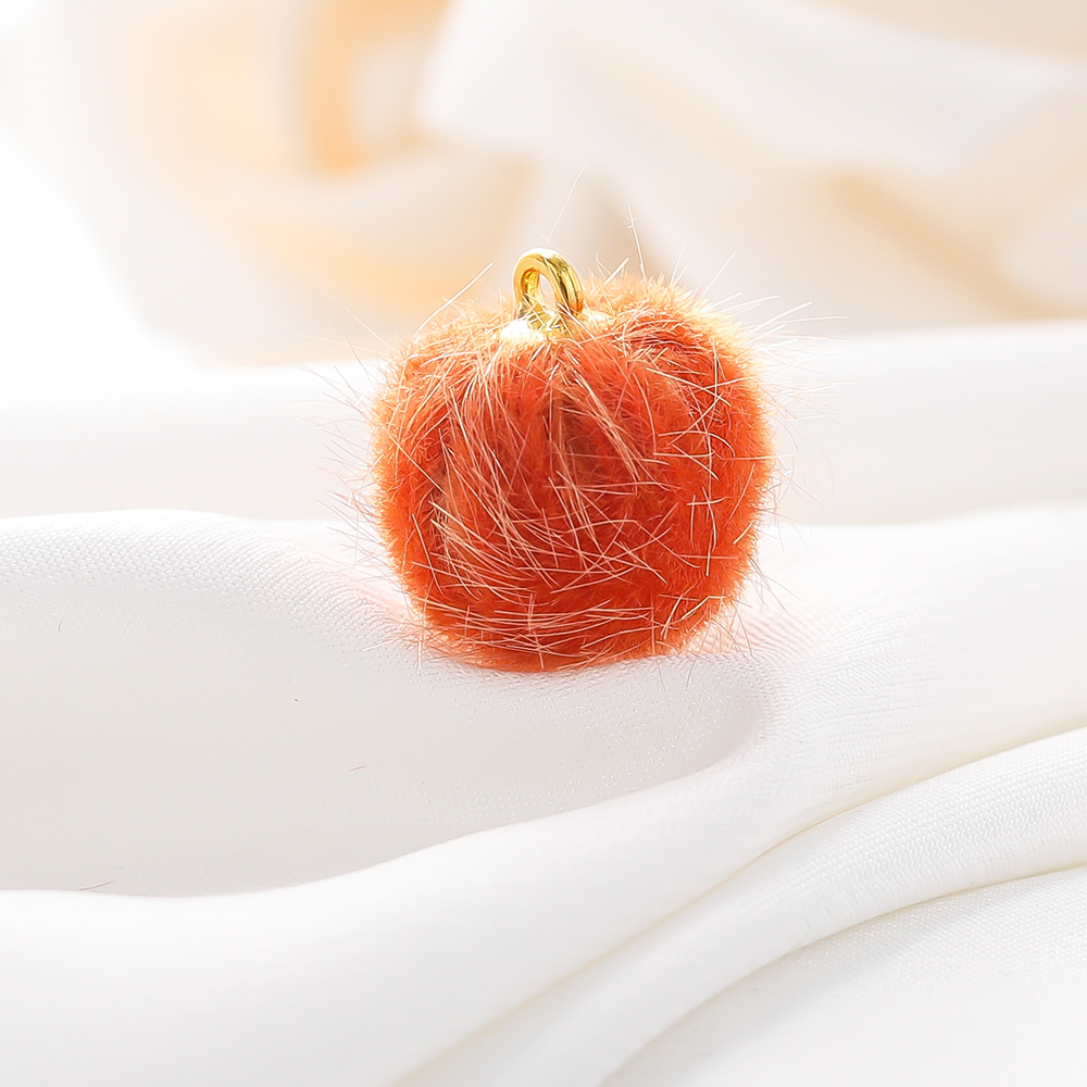 10pcs Plush Fur Covered Ball B - Moon Star Earrings 리뷰 및 가격