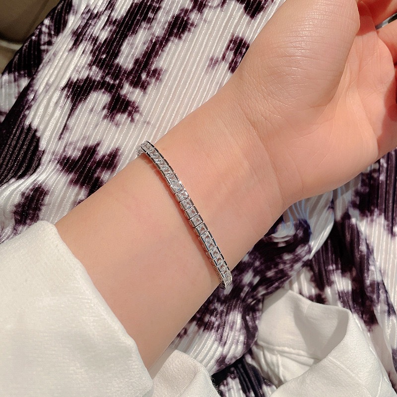 Brand Fashion Tennis bracelet  - Tennis Bracelet Cubic 리뷰 및 가격