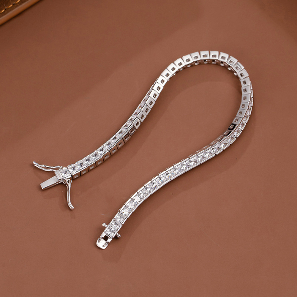 YLMyself 925 Silver Tennis Bra - Tennis Bracelet Cubic 리뷰 및 가격