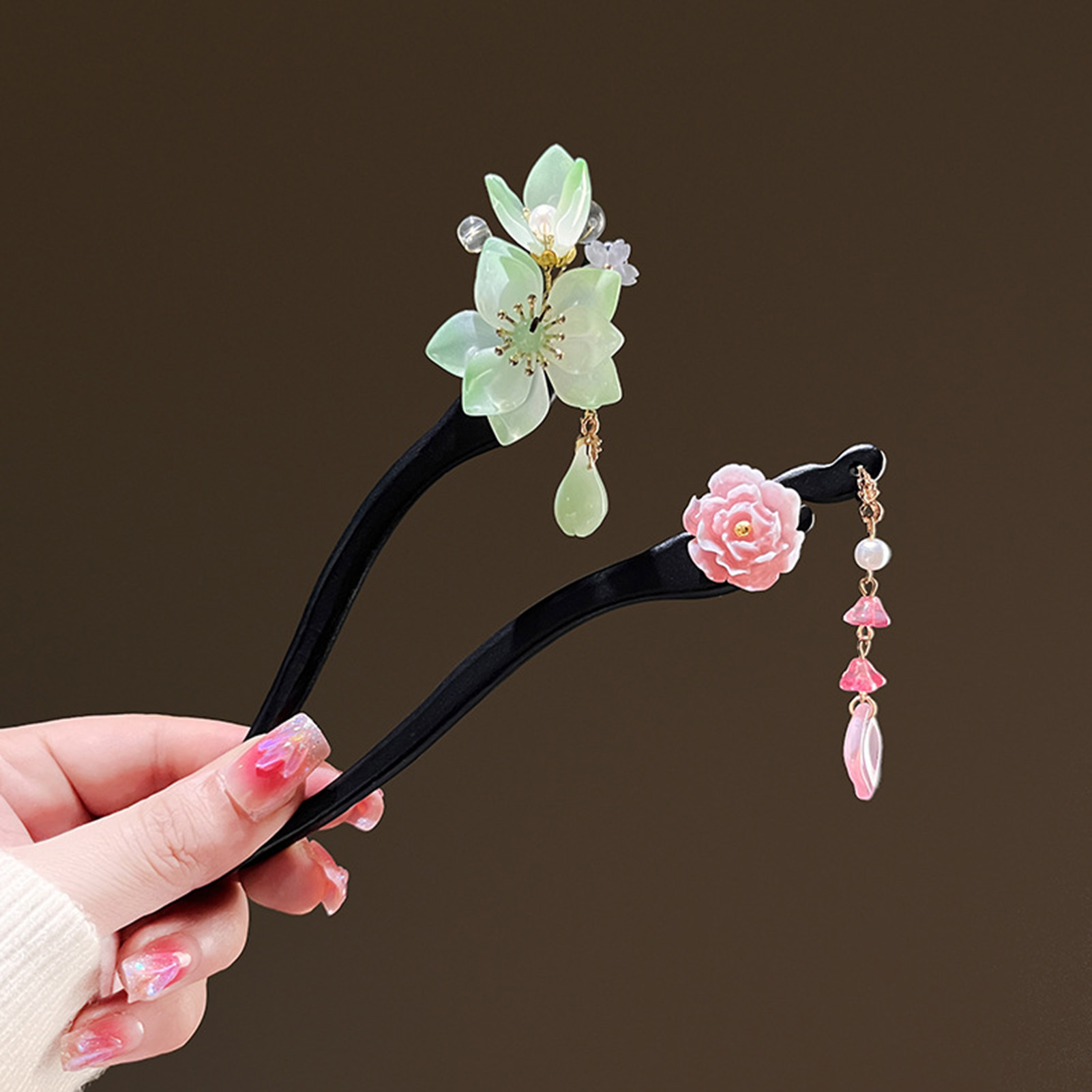 Trendy Flower Hairpin For Wome - Shop Jewelry & Watches Near Me 리뷰 및 가격