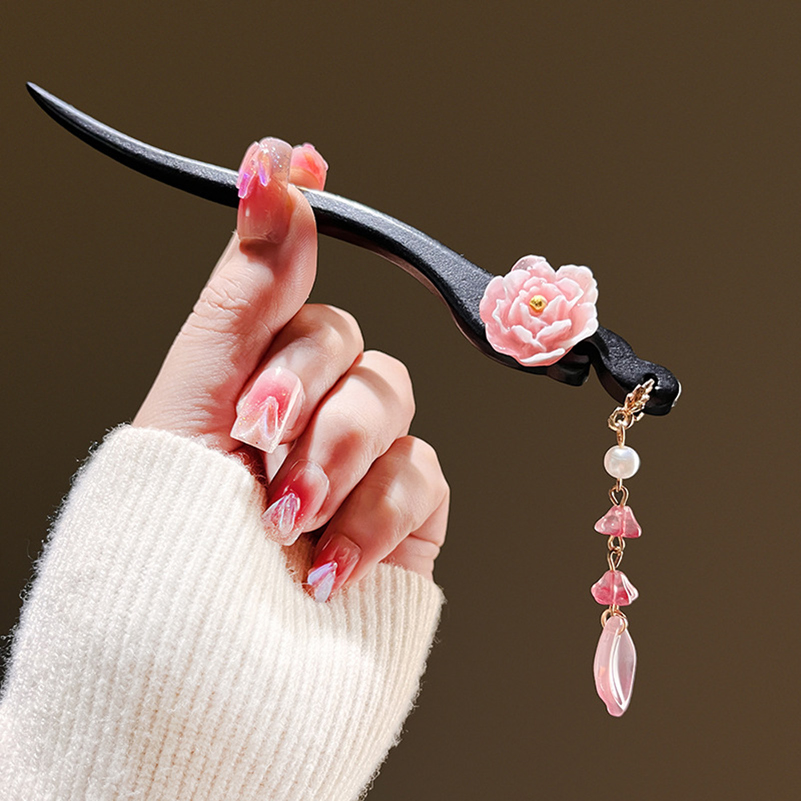 Trendy Flower Hairpin For Wome - Shop Jewelry & Watches Near Me 리뷰 및 가격