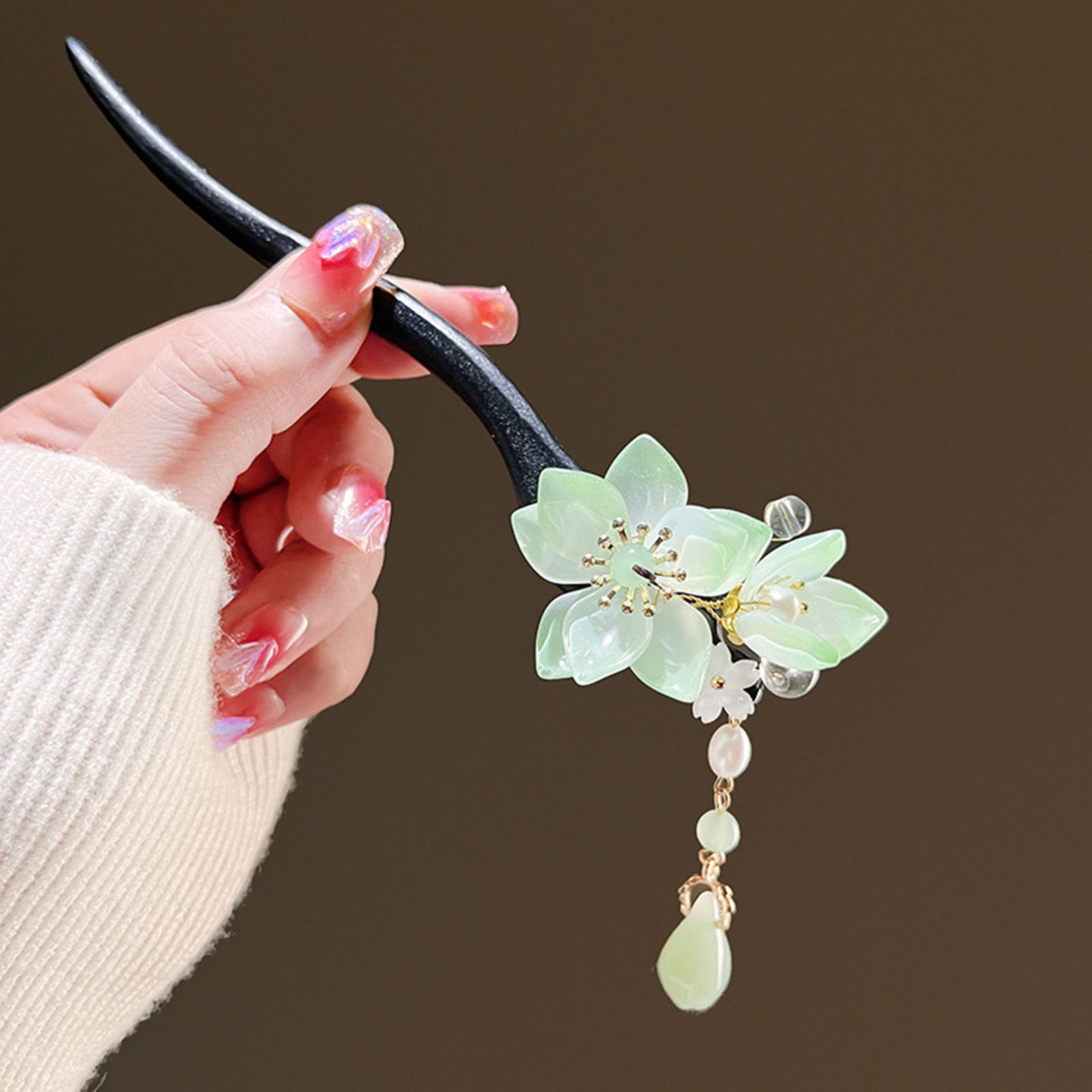 Trendy Flower Hairpin For Wome - Shop Jewelry & Watches Near Me 리뷰 및 가격