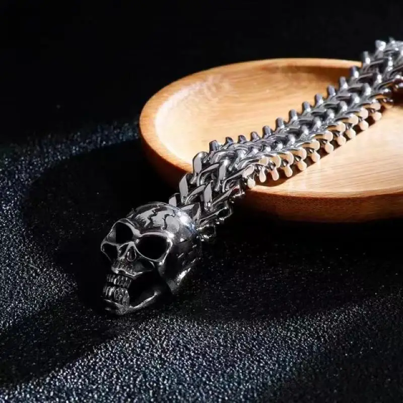 Stainless Steel Gothic Double  - Gothic Skull Ring 리뷰 및 가격