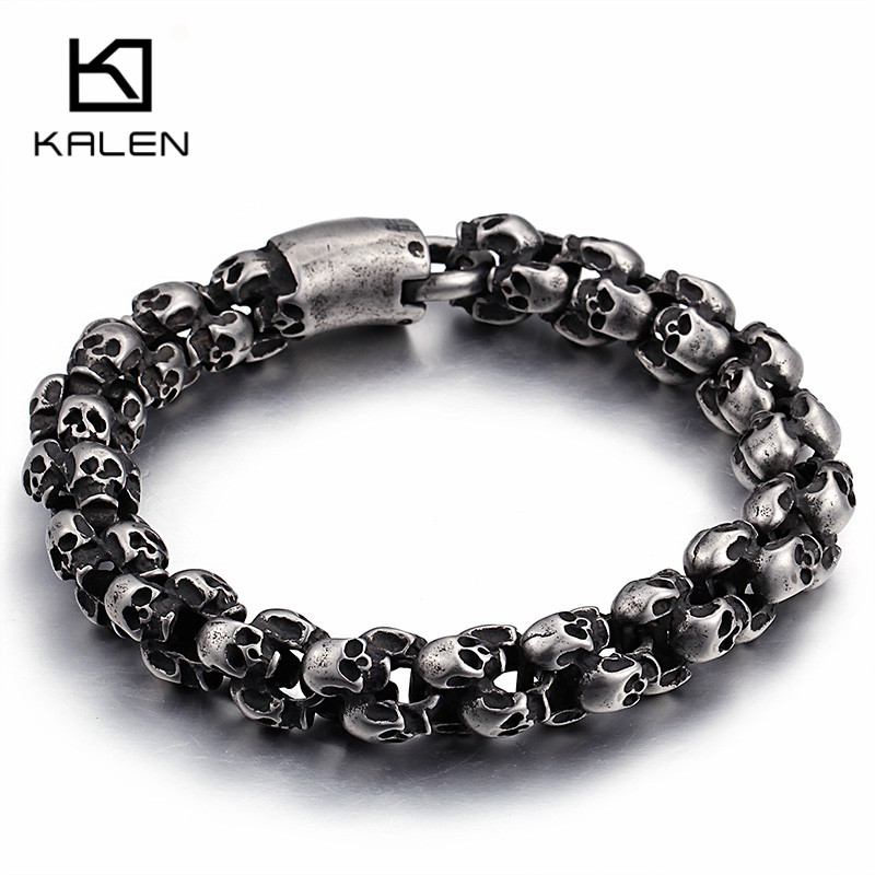Kalen Punk Long Matte Skull Ne - Gothic Skull Ring 리뷰 및 가격