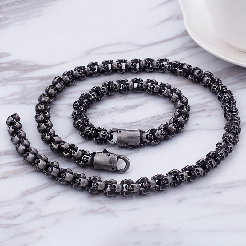 Kalen Punk Long Matte Skull Ne - Gothic Skull Ring 리뷰 및 가격