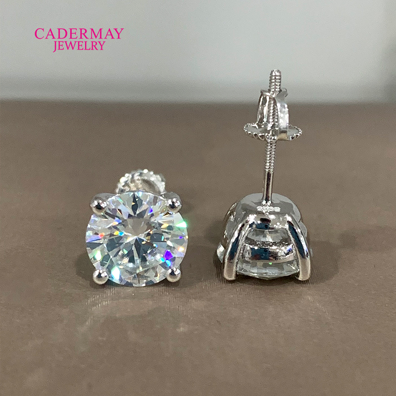 High Quality 4 Prongs Screw Ba - Diamond Stud Earrings 리뷰 및 가격