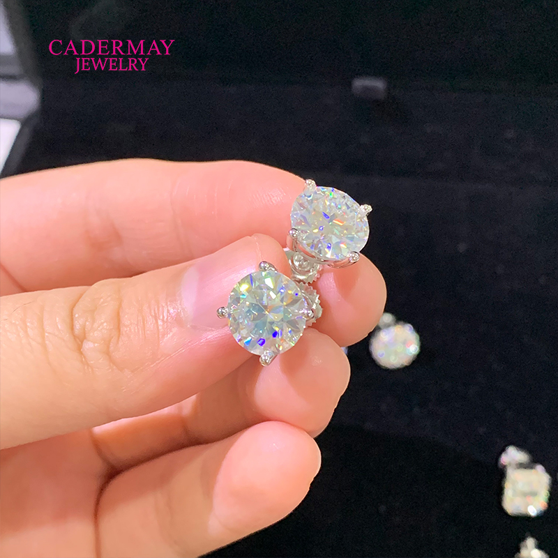 High Quality 4 Prongs Screw Ba - Diamond Stud Earrings 리뷰 및 가격