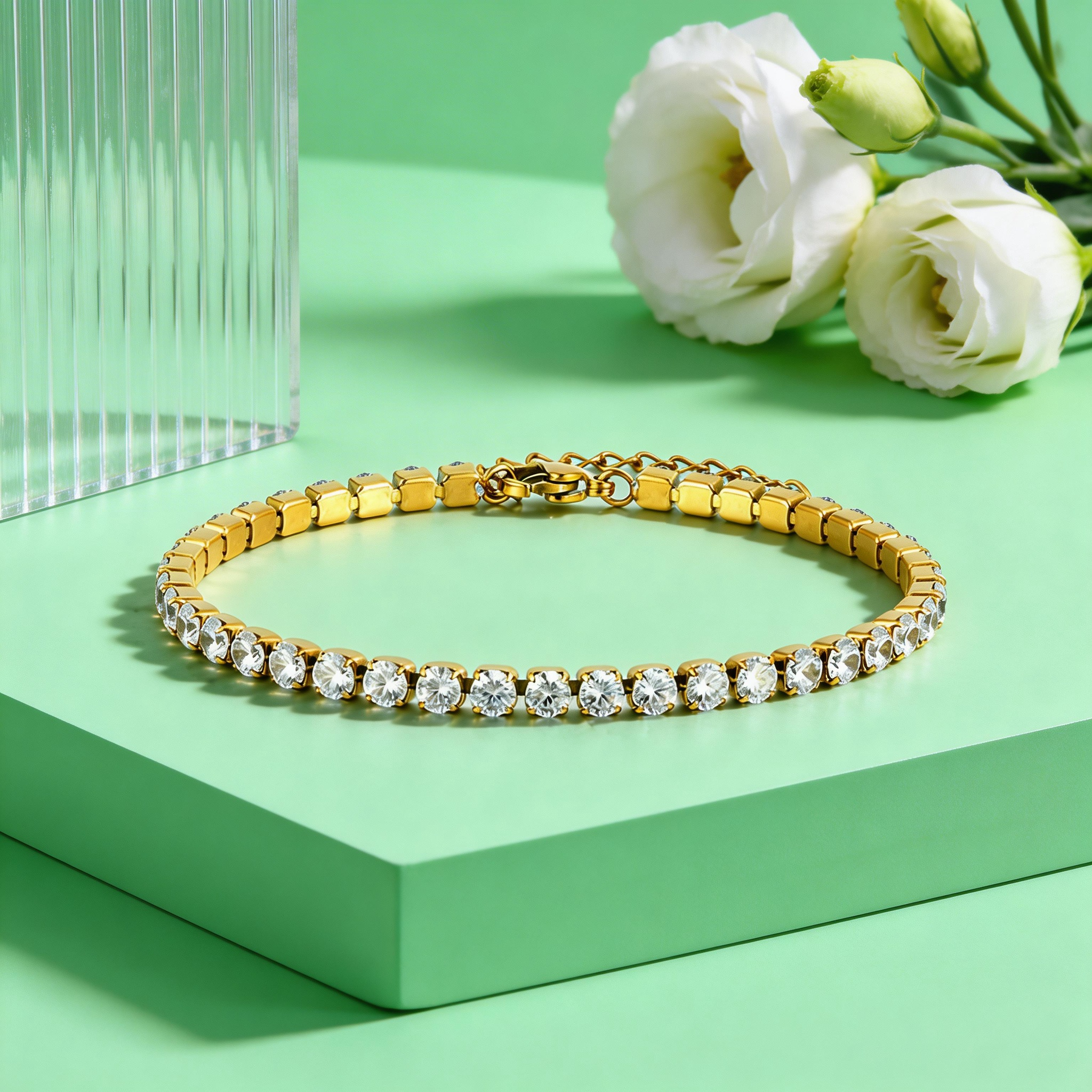 2/3/4/5MM Luxury Zircon Tennis - Jc Jewelry & Watches Photos 리뷰 및 가격