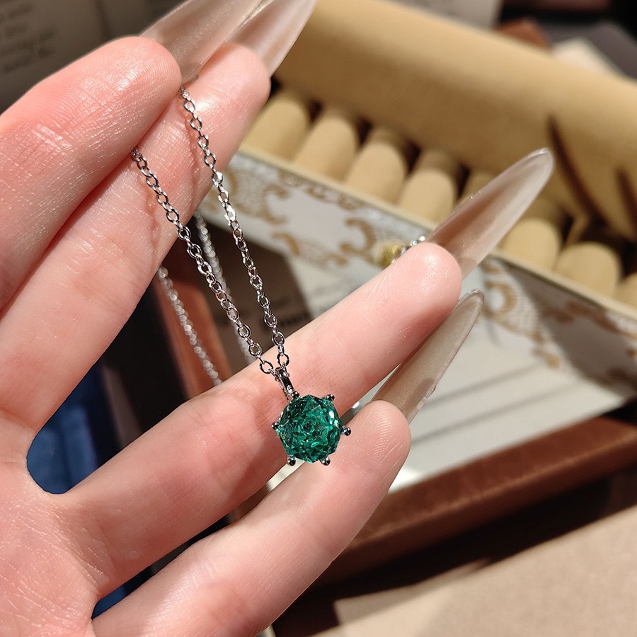 2ct Green Simulated Nano Emera - Crystal Choker Necklace 리뷰 및 가격